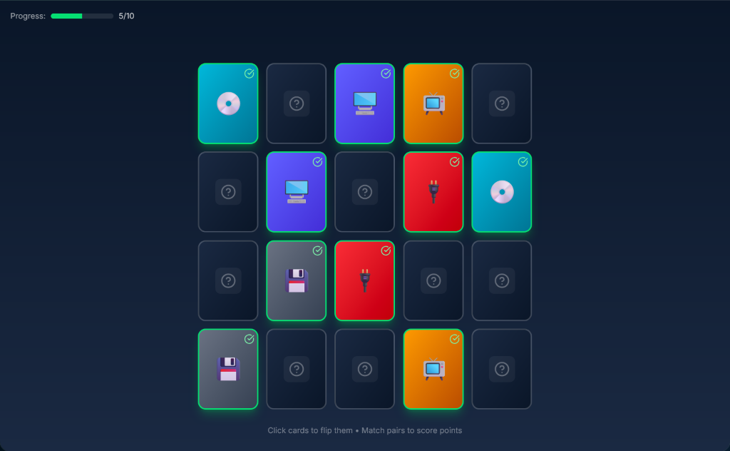 Card Flip Memory
